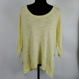 Anthropologie Moth Yellow Lightweight Sweater